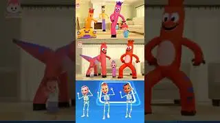 Bebefinn Pinkfong Coffin Dance Remix 💀 | Scary Boss Baby | Tiles Hop Game #bebefinn #shorts