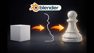 Beginner Blender Tutorial: Easy Chess Pawn with the Screw Modifier
