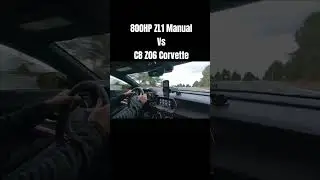800HP 2022 Camaro ZL1 vs 2024 Corvette C8 Z06