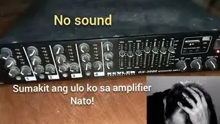 Kevler amplifier Gx-3000 No sound repair 