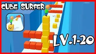 Cube Surfer - Gameplay Walkthrough iOS, Android Part 3