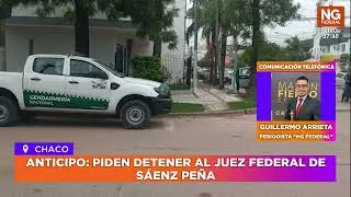 NGFEDERAL - ARRIETA - ACUSAN AL JUEZ FEDERAL DE S&Aacute;ENZ PE&Ntilde;A DE BENEFICIAR A NARCOTRAFICANTES - CHACO