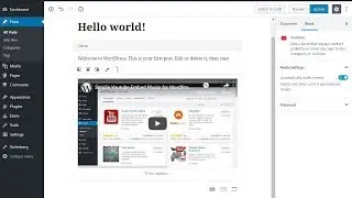 How to Embed a YouTube Video in Gutenberg WordPress Block Editor