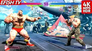 Zangief vs Guile (Hardest AI) - Street Fighter 6 | PS5 4K 60FPS
