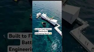 USS Arizona Memorial (Pearl Harbor) Built to Float Above a Battleship. #ussarizona #memorial #facts