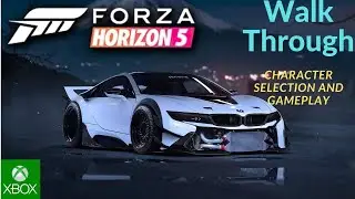 First Walkthrough of Forza Horizon5 gameplay character customization and race || 4k 60fps
