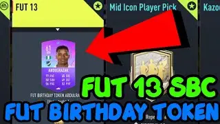 NEW FUT 13 SBC In FIFA 22 Ultimate Team - FUT Birthday Token Abdulrazak