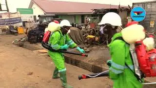 Coronavirus: Mass disinfection exercise conducted in Accra markets