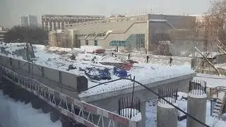 Строительство от Калитников до Курской. 2026/01/26 (26 января/понедельник)