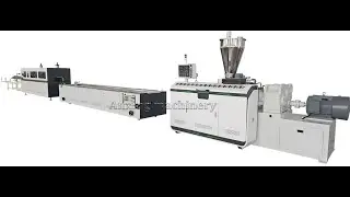 Super high speed 3.4m/min UPVC window and door profile making machine PVC extrusion production line