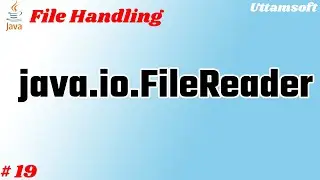 Java FileReader class | filereader class in java | explain | what is | use of | examples | in hindi