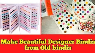 Bindi hacks | Reuse of Old Bindis | diy bindi designs | Old bindi ideas | Pooja's World of Creation