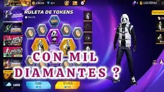 SACANDO LA RULETA DE TOKENS CONJUNTO PANDAMONIUM FREE FIRE!