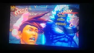 Ultra Streetfighter 4 Oni Ex Goshoryuken and Head Smack Winpose on Yang Gyaku Ryona