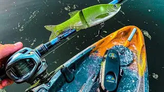 MOLIX GLIDE BAIT REVIEW!! (Kayak fishing)