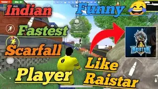 Indian scarfall faster player 😳 || scarfall fastest player || scarfall funny video 😂 || #rvg #scar
