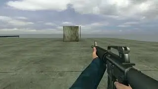 m16 gun animation test