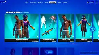🔴Fortnite Item Shop Countdown Live! New Icon Skins And Emotes Today! Travis Scott Coming Back !Code
