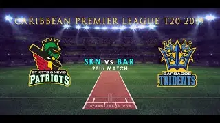 Cpl t20 Skn vs Bar live cricket streaming match with English commentary