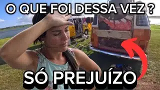 O PIOR  PERRENGUE da viagem até hoje! Paramos  MUITAS VEZES na estrada POR CAUSA DISSO! #vlog #kombi