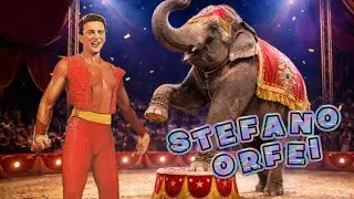 Stefano Orfei Nones on the dance floor with six elephants! Circo Massimo Show (2000)