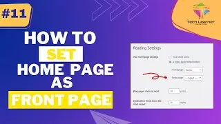 How to Set Homepage as Front Page in WordPress in Hindi | Learn WordPress | #11