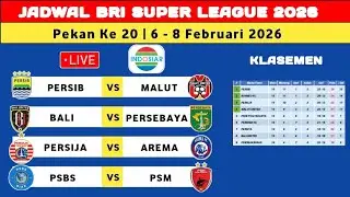 BERUBAH!! Jadwal Liga 1 2025 Pekan ke 20 - Persib vs Malut United - Persija vs Arema - LIVE INDOSIAR