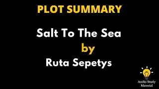 Plot Summary Of Salt To The Sea By Ruta Sepetys. - Ruta Sepetys  Novel, Salt To The Sea