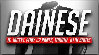 Casual Aggression in the Dainese D1 Jacket, Pony C2 Pants, and Torque D1 In Boots