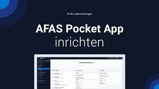AFAS Pocket App inrichten