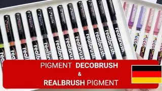 Pigment Decobrush und Realbrush Pigment - Gemeinsamkeiten und Unterschiede