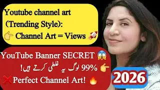 Don&rsquo;t Start YouTube Without This | Perfect YouTube Channel Art  (Urdu) How to Create a Channel Art