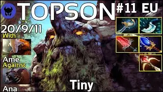 TOPSON [OG] plays Tiny!!! Dota 2 7.22
