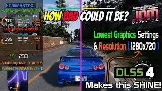 How Bad Could it Be? - JDM Japanese Drift Master - Lowest Graphics Settings & Resolution (1280X720)