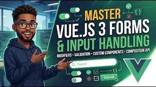 Vue.js 3 Forms & Input Handling Masterclass | v-model, Validation & Composition API
