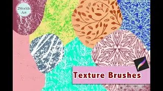 Preview of Procreate Texture Brush Set