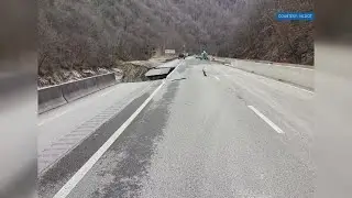 A 60-foot section of I-40 in North Carolina collapsed recently, delaying its reopening
