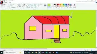 Drawing home in MS Paint / घरको चित्र सजिलै बनाउन सिक्नुस