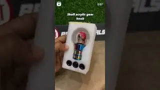 Skull gear knob acrylic