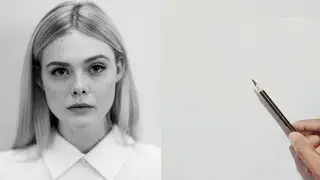 How to apply Loomis method on photo step by step | Realistic portrait drawing tutorial