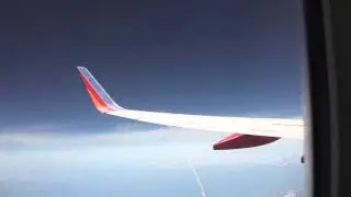 Atlantis Space Shuttle Launch - View From Plane