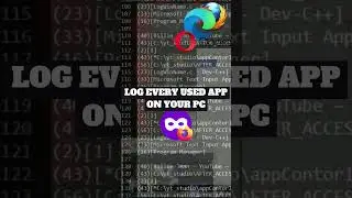 📝HOW HACKERS LOG EVERY OPEN APP IN SYSTEM ⁉️ #hacking #tutorial  #malware