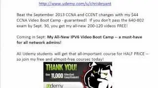CCNA CCNP Video Boot Camp: IP Version 6 Compression Drills