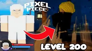 Noob To Pro as BLACK LEG SENJI In Pixel Piece 1 - 200 (Roblox)