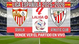 ⚽️Sevilla vs Athletic Club⚽️Donde Ver El Partido EN VIVO|JORNADA 21 de la Liga Espa&ntilde;ola 2025-2026