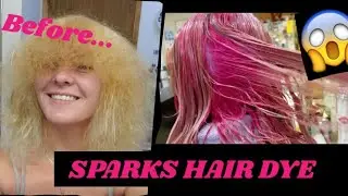 SPARKS Pink Ombre| Hair Dye Review and Demo