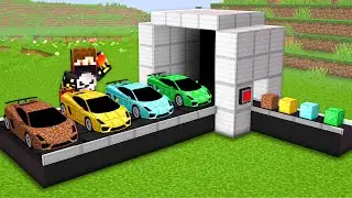 I Made Working Car Factory in Minecraft...