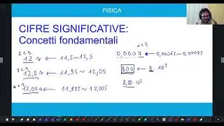 Cifre significative - Concetti fondamentali
