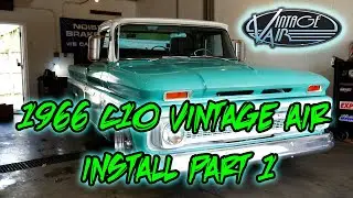 Установка ВИНТАЖНОГО КОНДИЦИОНЕРА / 1966 C10 !!! #грузовик #классика #реставрация