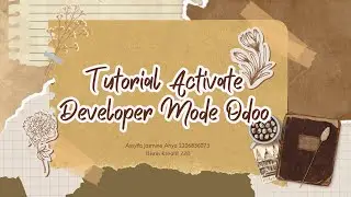 tutorial activate developer mode odoo ₊✧ | assyifmine
